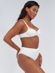 Boux Avenue White High Waist Riad Bikini Bottoms - Image 5 of 5