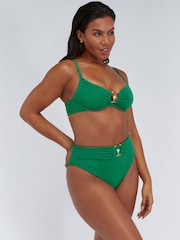 Boux Avenue Green High Waist Mirada Pearl Bikini Bottoms - Image 4 of 4