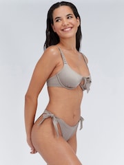 Boux Avenue Ibiza Broderie Tie Side Bikini Bottoms - 画像 4 / 5