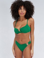Boux Avenue Green Mirada Pearl Balconette Bikini Top - Image 4 of 6