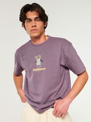 Hollister Pink Y2K Logo T-Shirt - Image 1 of 4