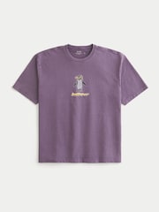 Hollister Pink Y2K Logo T-Shirt - Image 4 of 4