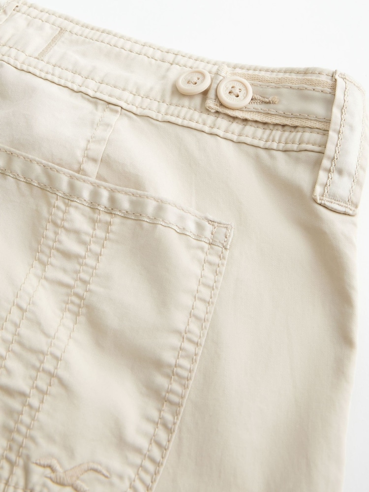Hollister White Adjustable Baggy Trousers - Image 2 of 2