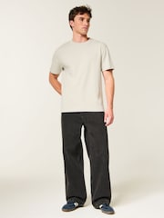 Hollister Light Cream Relaxed Everyday T-Shirt - Image 2 of 5