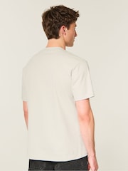 Hollister Light Cream Relaxed Everyday T-Shirt - Image 3 of 5