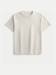 Hollister Light Cream Relaxed Everyday T-Shirt - Image 4 of 5
