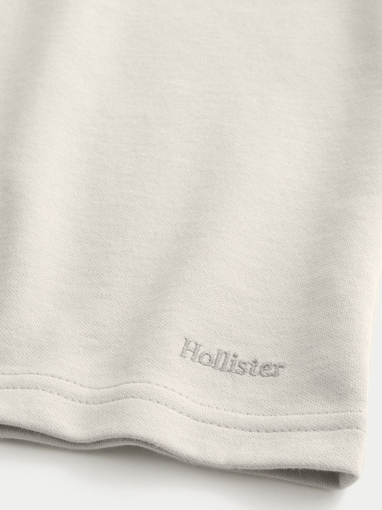 Hollister Light Cream Relaxed Everyday T-Shirt - Image 5 of 5