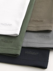 Hollister White Relaxed Everyday T-Shirts 5 Pack - Image 2 of 2