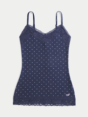 Hollister Blue Lace Cami Top - Image 1 of 1