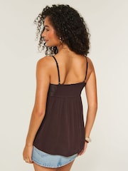 Hollister Brown Lace Cami Top - Image 3 of 4