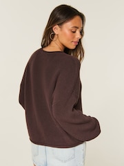 Hollister Brown Jumper - Image 2 of 3