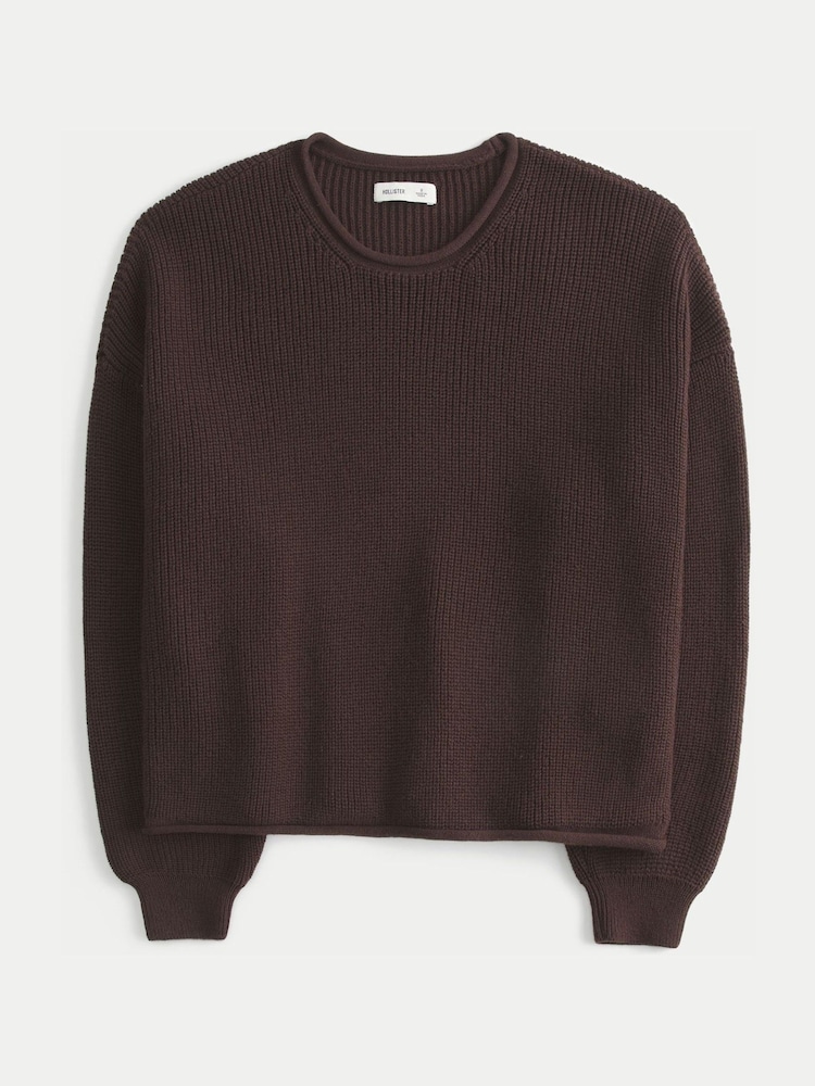 Hollister Brown Jumper - Image 3 of 3 Hollister Brown Jumper - Image 3 of 3