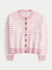 핑크 - Hollister 크루넥 가디건 - 3의 이미지 3