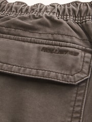 Hollister Brown Baggy Cargo Trousers - Image 5 of 5