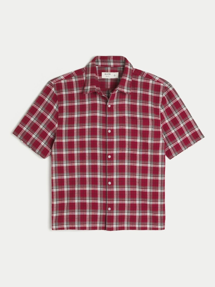 Hollister Red Short Sleeve Shirt - Image 1 of 2