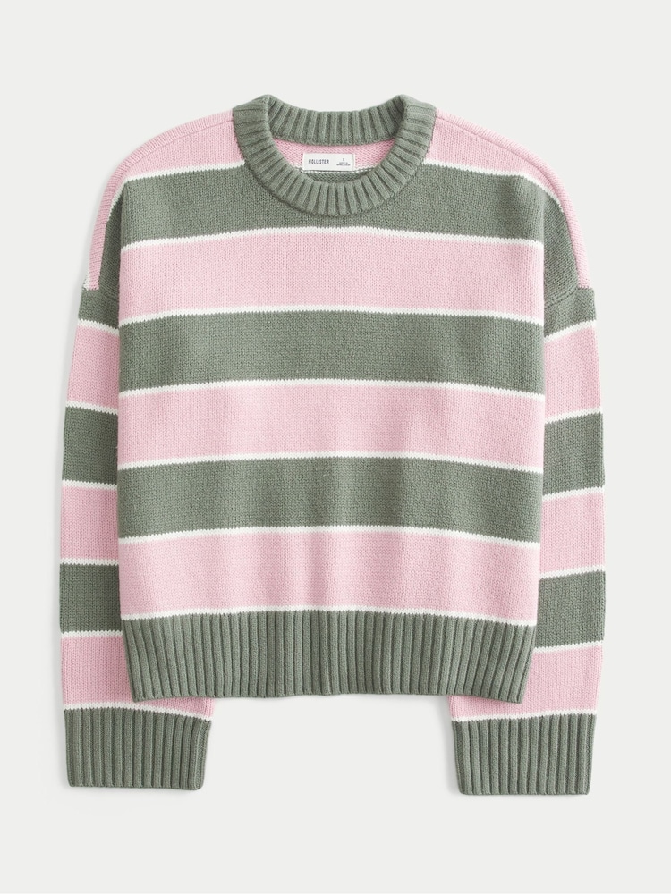 Hollister Pink Easy Throw On Jumper - Image 4 of 4
