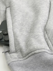 Gray - Hollister Boxy Hoodie - Larawan 5 ng 5