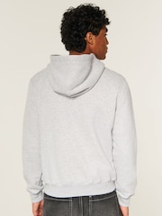 Hollister Grey Slim Hoodie - Image 3 of 4