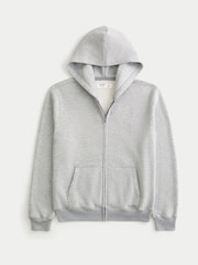 Hollister Grey Slim Hoodie - Image 4 of 4