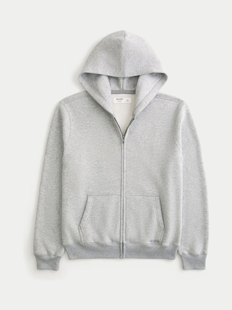 Hollister Grey Slim Hoodie - Image 4 of 4 Hollister Grey Slim Hoodie - Image 4 of 4