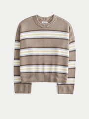 Hollister Blue Easy Throw On Jumper - Image 4 of 4
