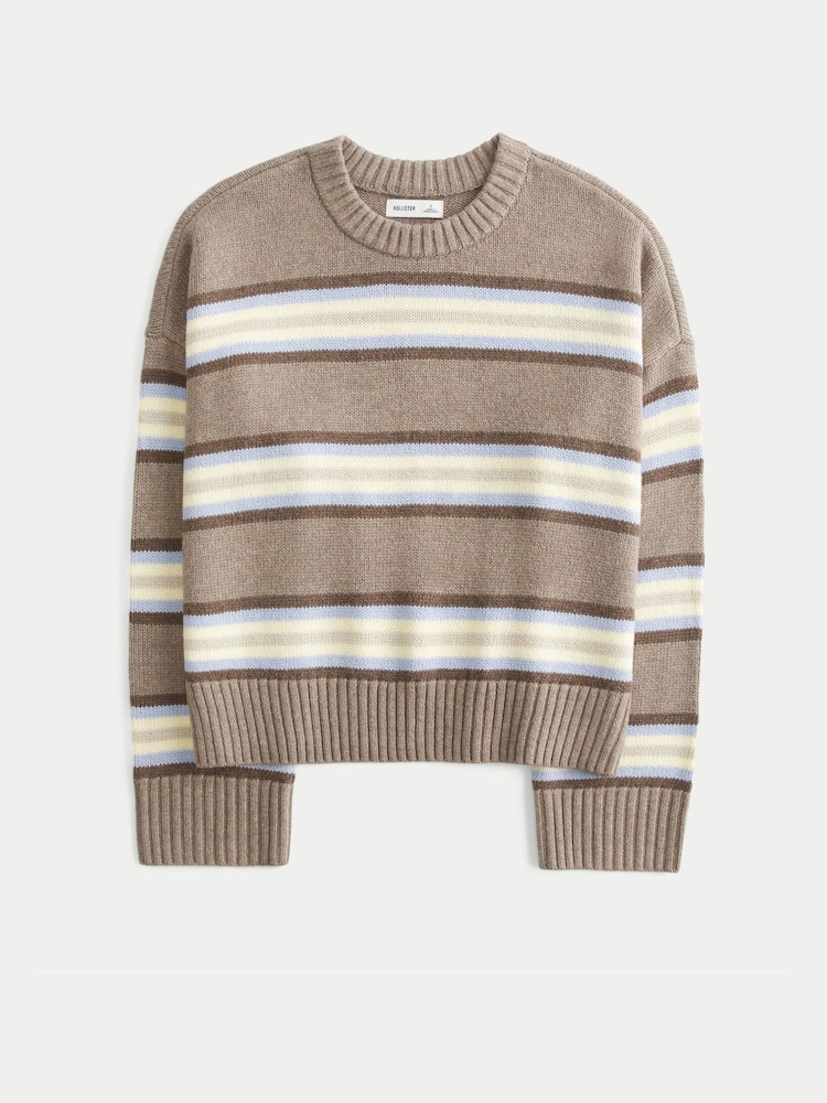 Hollister Blue Easy Throw On Jumper - Image 4 of 4