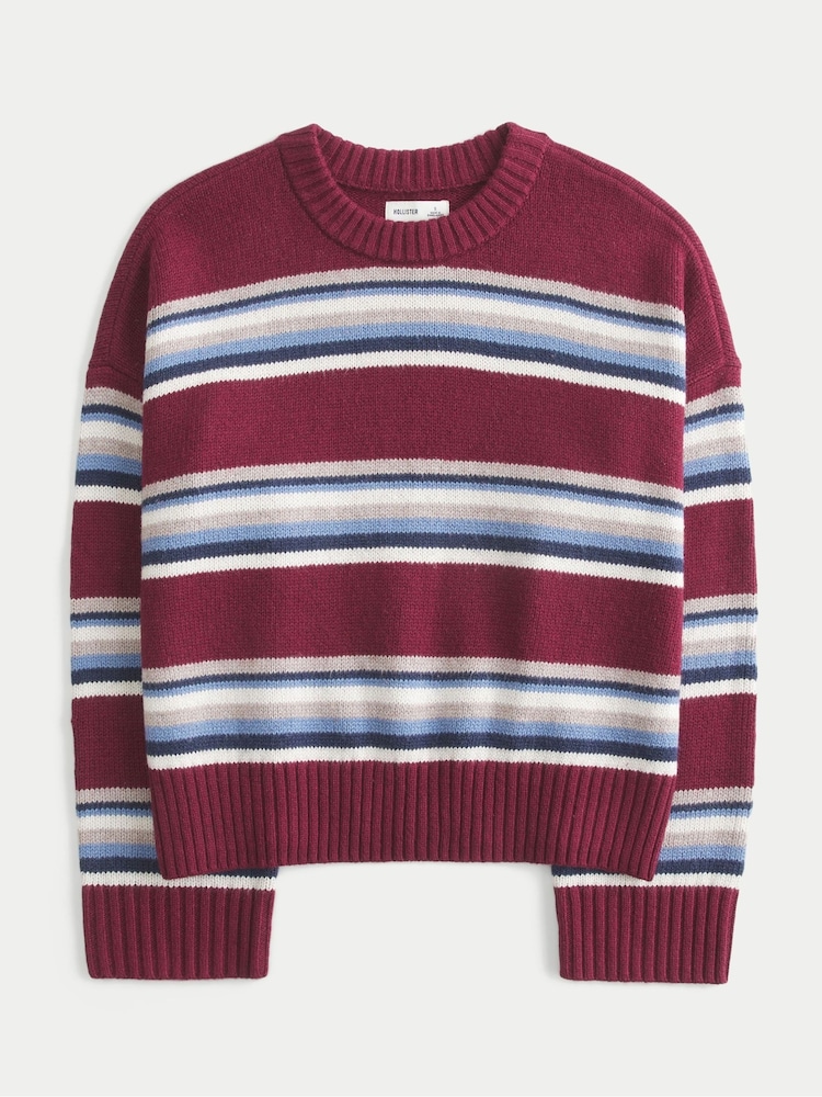 Hollister Red Easy Throw On Jumper - Image 4 of 4