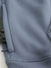 Asul - Hollister Boxy Hoodie - Larawan 2 ng 2