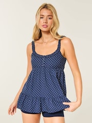 Hollister Blue Babydoll Top - Image 1 of 4