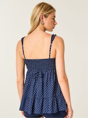 Hollister Blue Babydoll Top - Image 3 of 4