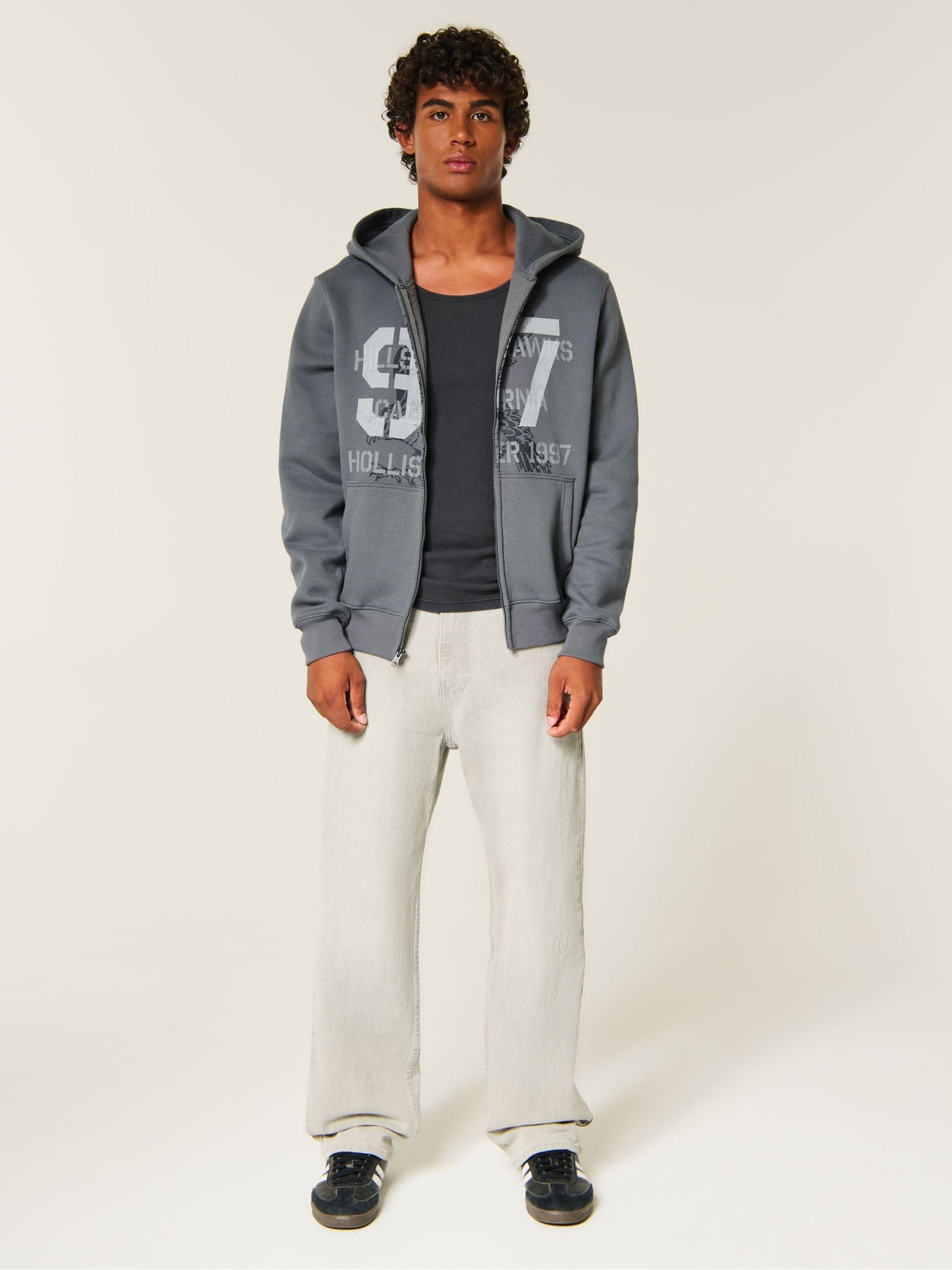 Buy Hollister Dark Grey Slim Sweatshirt from Next USA