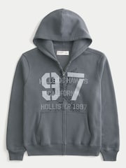 Hollister Dark Grey Slim Sweatshirt - Image 4 of 4