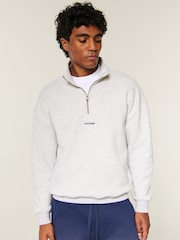 Hollister Grey Boxy Sweatshirt - Image 1 of 5