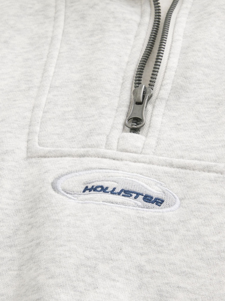 Hollister Grey Boxy Sweatshirt - Image 5 of 5