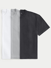 Hollister White Boxy T-Shirts 3 Pack - Image 1 of 1