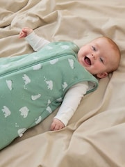 MORI Green Polar Bear Long Sleeve Front Opening Sleeping Bag 2.5 TOG - Image 3 of 8