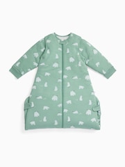 MORI Green Polar Bear Long Sleeve Front Opening Sleeping Bag 2.5 TOG - Image 8 of 8