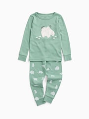 MORI Polar Bear Soft Cotton Pyjamas Set - Imagen 2 de 3