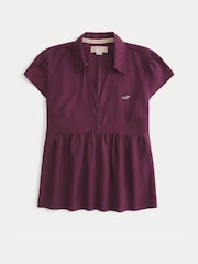 Hollister Red Babydoll Top - Image 4 of 4