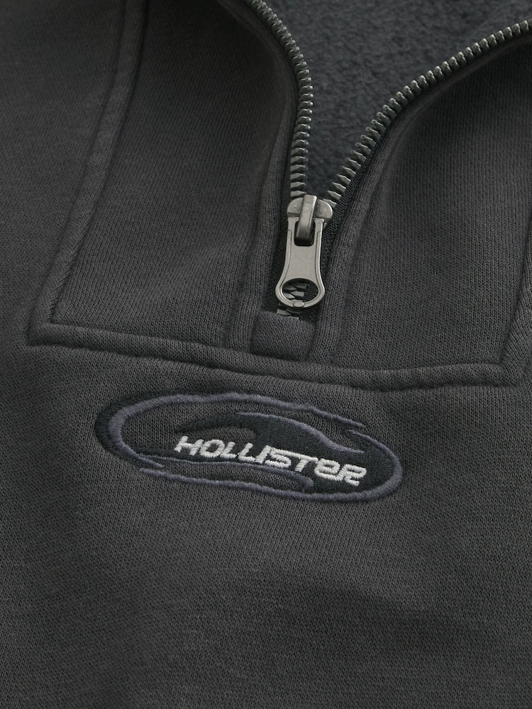 Hollister Black Boxy Sweatshirt - Image 2 of 2