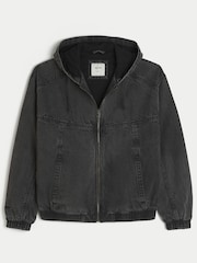 Hollister Black Skater Jacket - Image 4 of 5