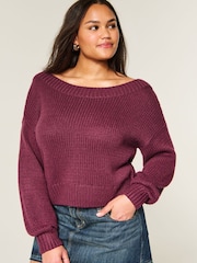Raudona - Hollister Slouch Jumper - 1 paveikslėlis iš 5