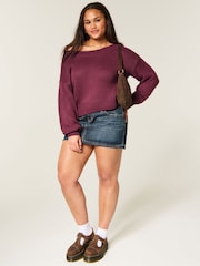 Raudona - Hollister Slouch Jumper - 3 paveikslėlis iš 5
