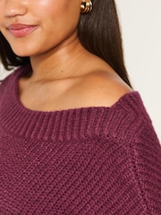Raudona - Hollister Slouch Jumper - 4 paveikslėlis iš 5