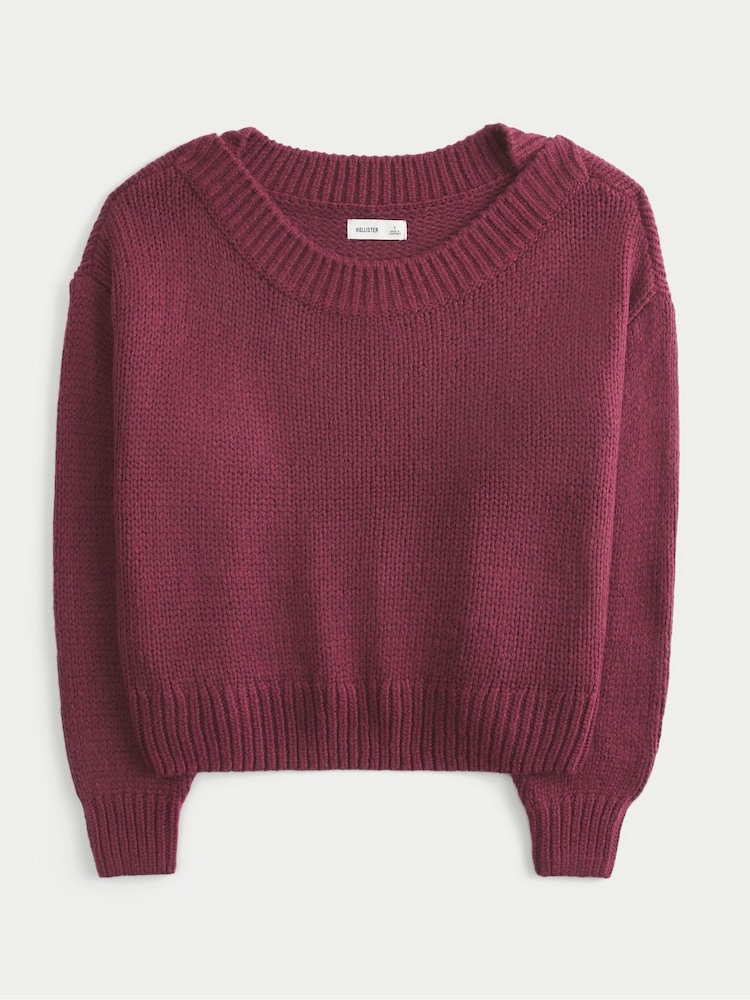Raudona - Hollister Slouch Jumper - 5 paveikslėlis iš 5