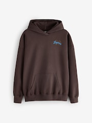 Hollister Brown Graphic Sweat Top - Image 1 of 4