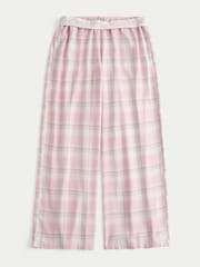Hollister Pink Low Rise Flannel Straight Leg Pyjama Bottoms - Image 4 of 4