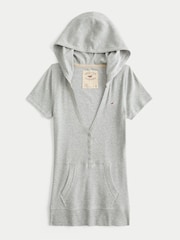 Hollister Grey Henly T-Shirt - Image 3 of 3
