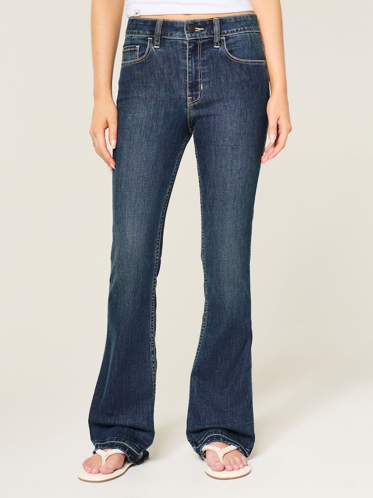Hollister Blue High Rise Bootcut Jeans - Image 1 of 4