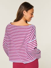 Hollister Red Graphic Sweat Top - Image 2 of 3